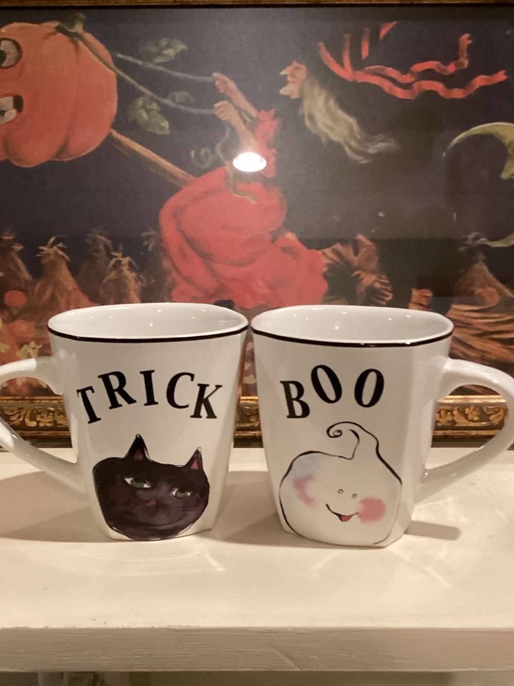 Set of 2 Rosanna Halloween Coffee Mugs